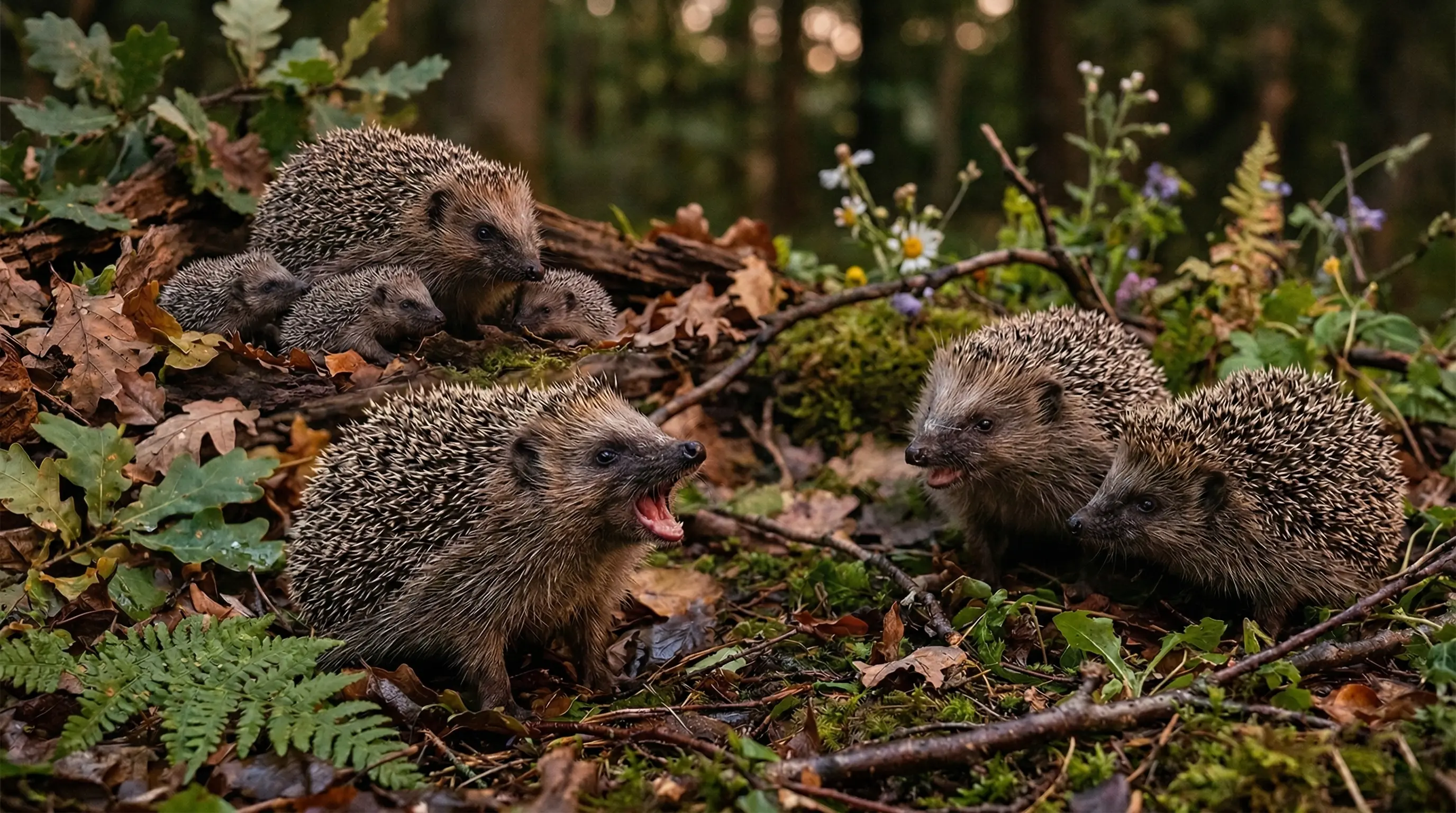 Le cri du hérisson : 7 sons décryptés et leur signification