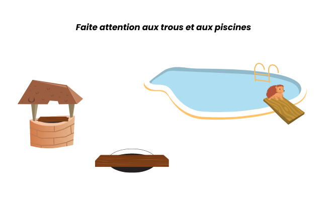 pensez à reboucher les trous