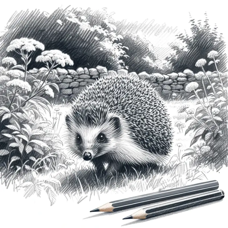 photo hérisson dessin